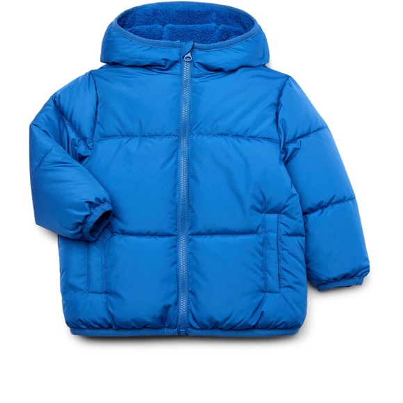 Blue Puffer Jacket - Picture 1 of 4